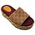 Sandali Slide Gucci Monogramma GG Beige / Rosso Mattone
