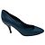 Décolleté in pelle blu con punta tonda classica Gucci - vista 2