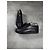 Sneaker Louis Vuitton in pelle nera Monogram Nero - vista 2