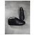 Sneaker Louis Vuitton in pelle nera Monogram Nero - vista 3