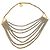 Autre Marque Collana multifilo Unoaerre in bronzo placcato oro e argento D'oro