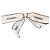 Broche Ruban en Soie Blanche Chanel