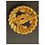 Spilla Chanel CC intrecciata dorata D'oro - vista 4