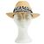 Lanvin Alber Elbaz Panama Strohhut Mehrfarben Beige