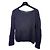 Loro Piana Kaschmir-Seide Strickpullover - Navy Blau Dunkelblau