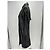 Gabardina de cuero negra Yves Salomon - vista 4