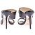 Versace Schwarze Absatz-Mules "Medusa Tribute" - Ansicht 3