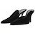 Autre Marque Mules mit Absatz aus schwarzem Wildleder