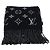 Chal de lana y cachemira Louis Vuitton Castaño Negro