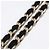 Chanel G20C Grosgrain-Bandgürtel mit Coco Mark Kette Schwarz Golden - Ansicht 3