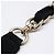 Chanel G20C Grosgrain-Bandgürtel mit Coco Mark Kette Schwarz Golden - Ansicht 4