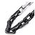 Louis Vuitton M00677 Collana a catena Monogram Nero Argento - vista 2
