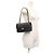 Timeless Borsa a Spalla Chanel Lambskin Double Flap Nero - vista 14