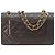 Timeless Borsa a Spalla Chanel Lambskin Double Flap Nero - vista 3