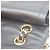 Borsa a Spalla Chanel Lambskin Double Flap Mini Matelassé Nero - vista 9