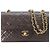 Borsa a tracolla Chanel A01113 in agnello Double Flap Nero