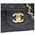 Borsa a tracolla Chanel A01113 in agnello Double Flap Nero - vista 6