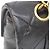 Borsa a tracolla Chanel A01113 in agnello Double Flap Nero - vista 8