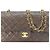 Chanel A01112 Borsa a tracolla Double Flap Matelassé in agnello 25 Nero
