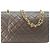 Chanel A01112 Borsa a tracolla Double Flap Matelassé in agnello 25 Nero - vista 3