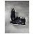 Sneakers Louis Vuitton Run Away in Pelle e Camoscio Nero e Oro D'oro - vista 2