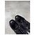 Sneakers Louis Vuitton Run Away in Pelle e Camoscio Nero e Oro D'oro - vista 9
