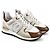 Louis Vuitton Run Away Sneakers Donna Marrone Bianco Beige D'oro