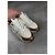 Louis Vuitton Run Away Sneakers Donna Marrone Bianco Beige D'oro - vista 4
