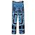 Hale Bob Pantalones de Pierna Ancha Estampado Azul Negro Blanco - vista 2