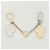 Portachiavi Louis Vuitton Charm Chain Vivienne BFF M00835 Argento D'oro - vista 6