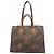 Borsa Tote Louis Vuitton Monogram Giant Reverse OnTheGo MM Marrone
