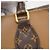 Borsa Tote Louis Vuitton Monogram Giant Reverse OnTheGo MM Marrone - vista 12