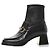 Gucci Quentin Stivaletti Horsebit Pelle Nera Nero - vista 2