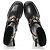 Gucci Quentin Stivaletti Horsebit Pelle Nera Nero - vista 5