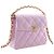 Borsa Chanel Purple Mini Quilted Caviar 31 Rue Cambon Top Handle Porpora - vista 2