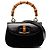 Gucci Pelle di vitello nera Bamboo Night Nero