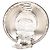 Orecchini a clip rotondi Sunburst in ottone argentato CC e placcato oro Chanel Argento - vista 3
