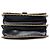 Fendi Black Small Scalloped Leather Kan I Crossbody Nero - vista 3