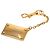 Portachiavi e Charm per borsa Inventeur placcato oro Louis Vuitton D'oro