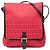 Fendi Borsa a tracolla in tela Zucchino rossa Rosso