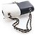Chanel Black Medium Classic Bicolor Lambskin Geometric Colorblock Double Flap - vista 14
