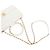 Chanel White Medium Lambskin In The Loop Flap Bianco - vista 24