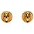 Orecchini a clip Chanel Gold CC placcati oro D'oro - vista 2