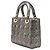 Dior Grau Kleines Metallic-Lammleder Cannage My ABCDior Lady Dior Braun - Ansicht 2