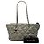 Chanel Gray Paris Byzance Nylon Tweed On Stitch Tote Braun - Ansicht 8