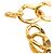 Chanel 31 Rue Cambon Medaillon Kettengürtel Gold CC vergoldet Golden - Ansicht 3