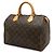 Borsa Louis Vuitton Monogram Speedy 30 Marrone Monogramma - vista 3