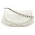 Borsa a tracolla con catena portafoglio Chanel Half Moon Coco Mark Bianco
