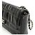 Borsa a tracolla Chanel 2.55 Chocolate Bar Nero Bianco - vista 8