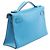 Hermès Pochette Kelly Mini Hermes Blu - vista 2